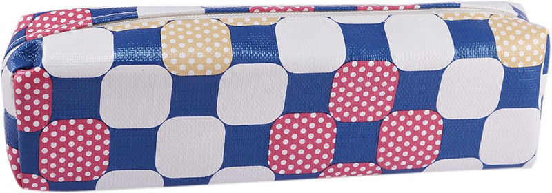 Saamarth Impex Student Check Print Art Cloth Pencil Box(Set of 1, Multicolor)