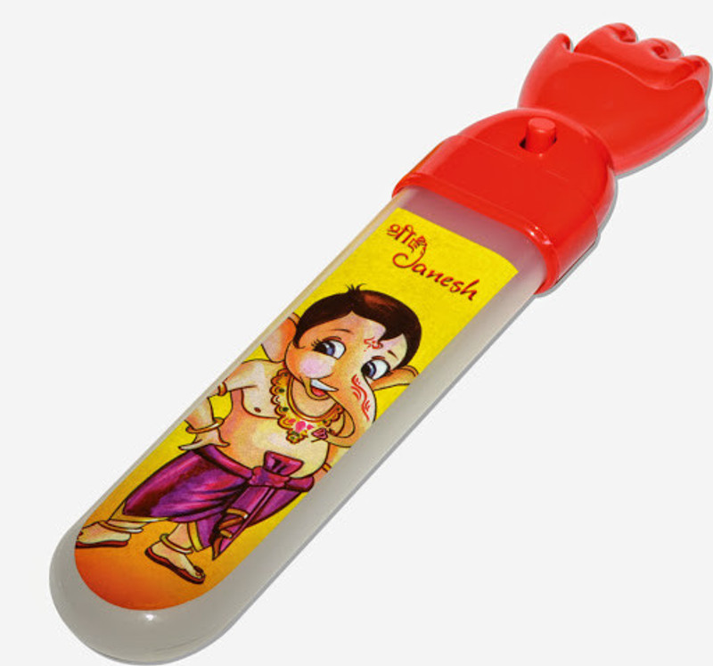 Buddyz Ganesh Plastic Pencil Box(Set of 1, Red)