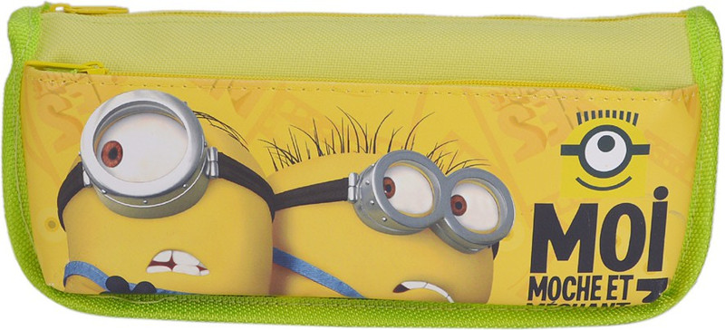 Saamarth Impex Disney Cartoon Art Fabric Pencil Box(Set of 1, Green)