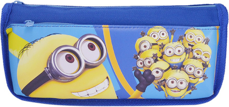 Saamarth Impex Disney Cartoon Art Fabric Pencil Box(Set of 1, Blue)