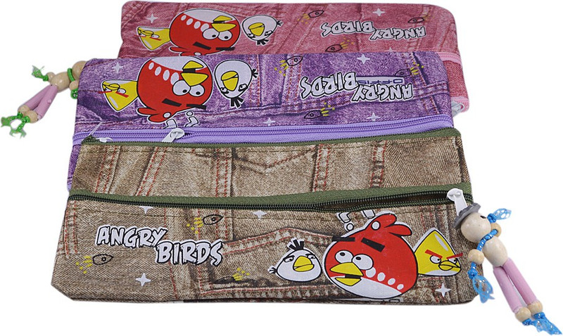 Saamarth Impex Standard Cartoons Print Art Clothes Pencil Boxes(Set of 3, Multicolor)
