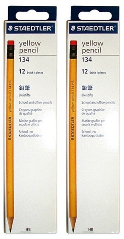 Staedtler 134HB Pencil(Set of 24, Yellow)