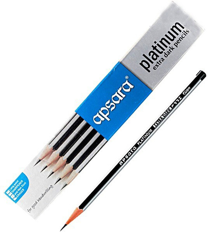 Apsara APSARA PLATINUM Pencil(Set of 10, Silver, Black)