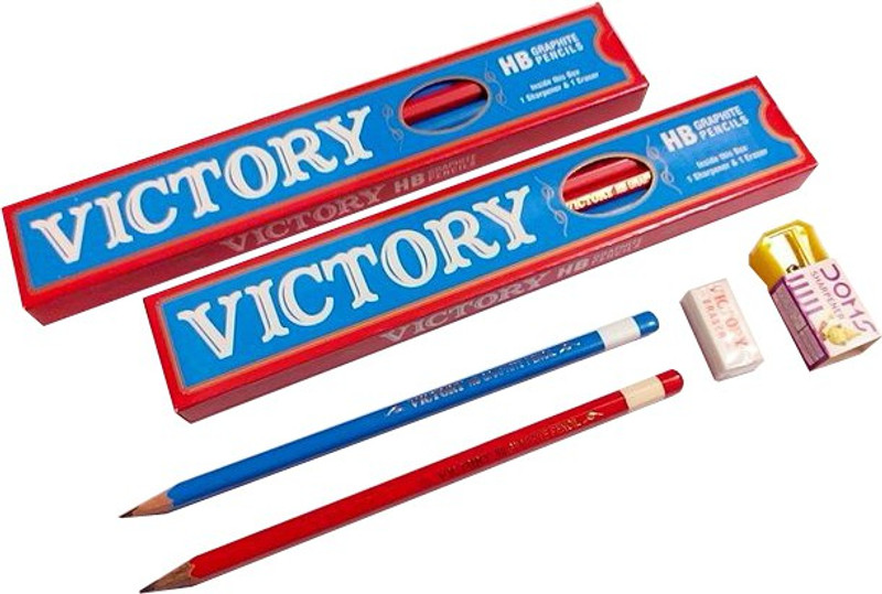 DOMS Victory Pencil(Set of 10, Black)