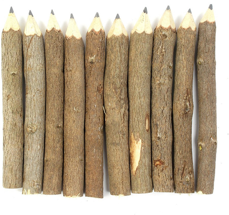 Golddust PLVKI_003 Pencil(Set of 10, Brown)