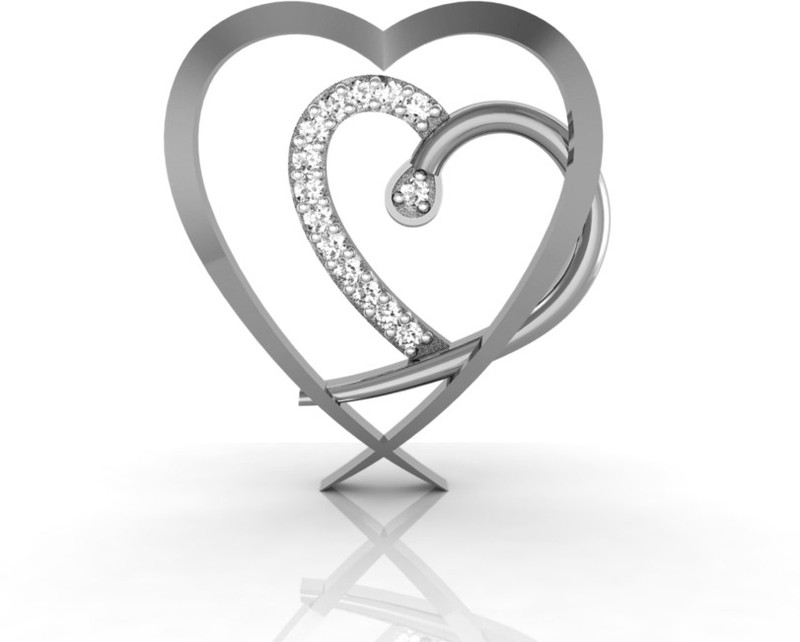 AG Jewellery Diamond Sterling Silver Pendant