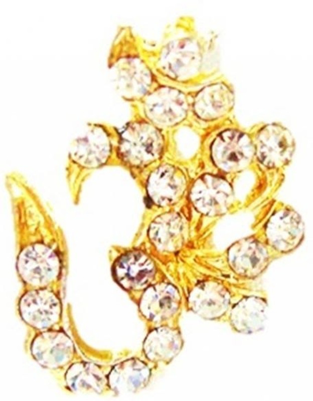 Rich & Famous Om Cubic Zirconia Alloy Pendant