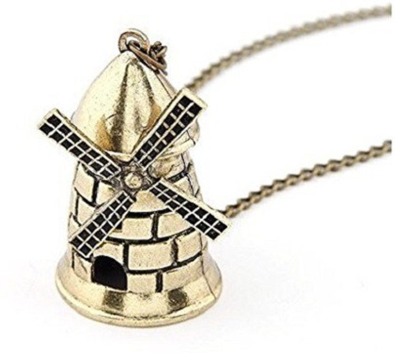 Girlz! Fashion Personality New Design Vintage Windmill Alloy Pendant