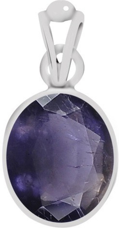 Clara Certified Iolite (Neeli) 3.9cts or 4.25ratti Sterling Silver Pendant