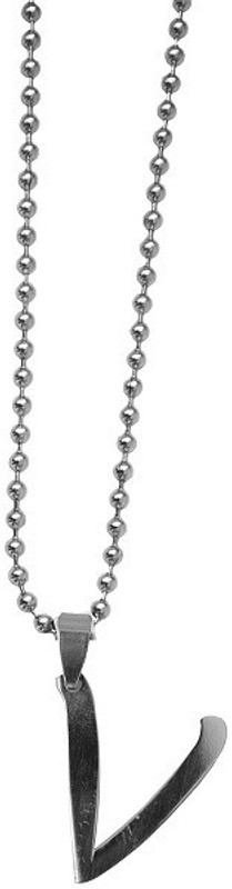 Girlz! V Initial Letters Pendant Alloy, Metal