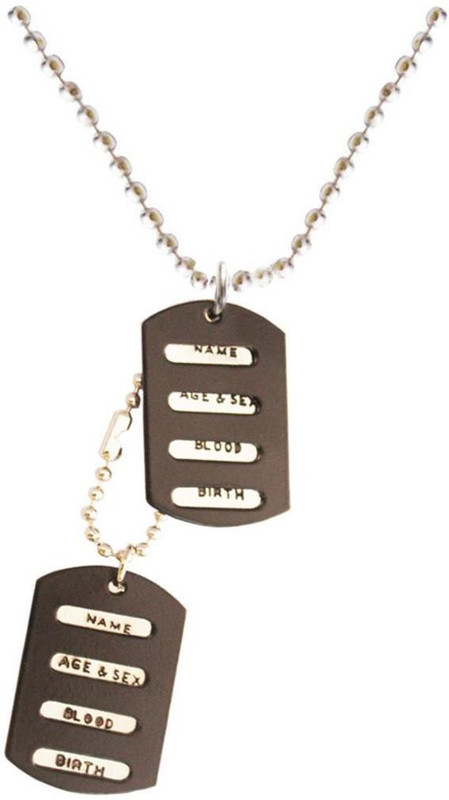Rich & Famous Monster Fashion RFDPn120081 Engraved Multicolor Dog Tag
