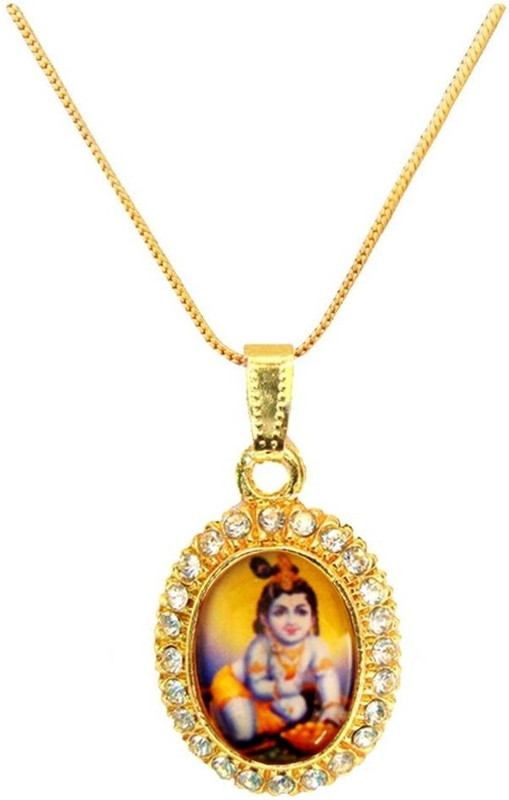 Being Women Elegant Gold Bal Gopal Alloy Pendant