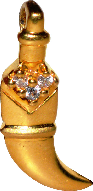 Kataria Jewellers Kirpan Guru Nanak Sikh 22kt Yellow Gold Pendant