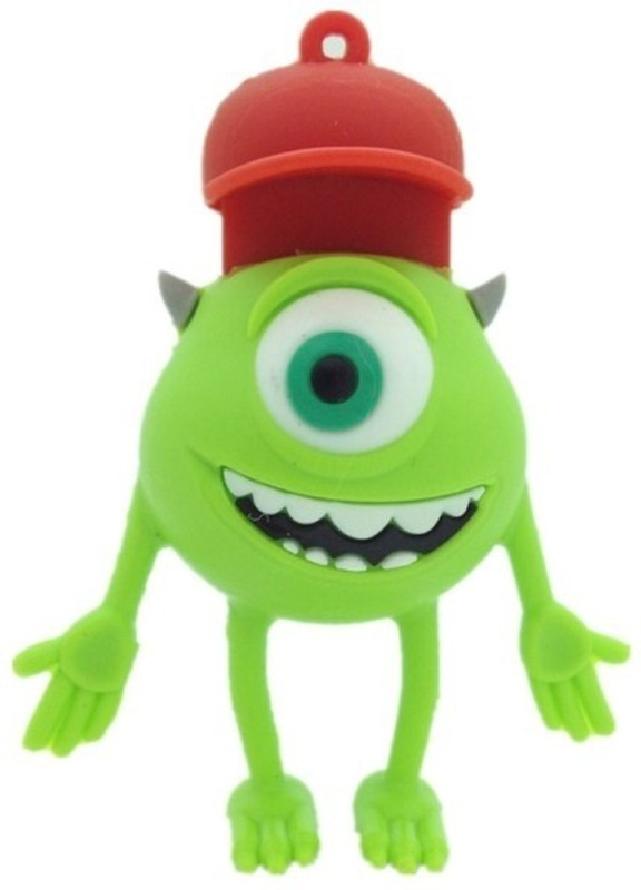 Microware One Eye Monster Red Cap 32 GB Pen Drive(Multicolor)