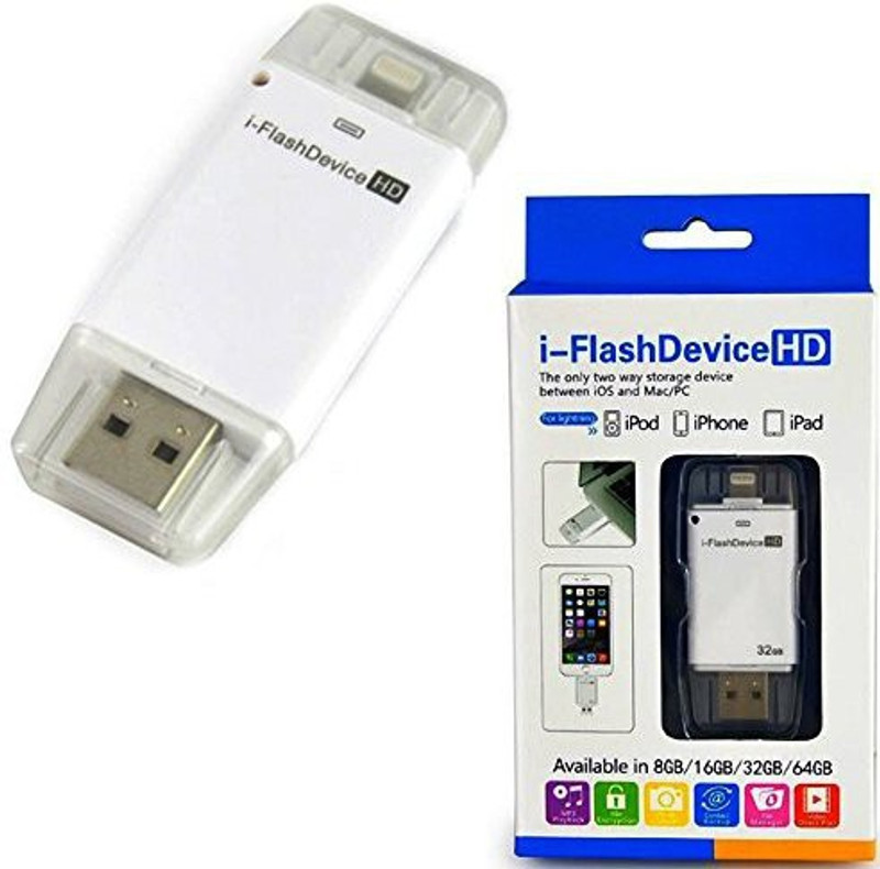 Coolnut Caiphpd-22 Dual Port Hd & Usb Flash Drive 32 GB Pen Drive(White)
