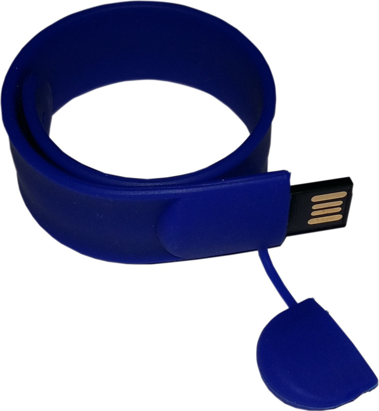 Flipfit 100 % Original Highspeed SILICON STYLISH FASHION WRIST BANDD 32 GB Pen Drive(Blue)