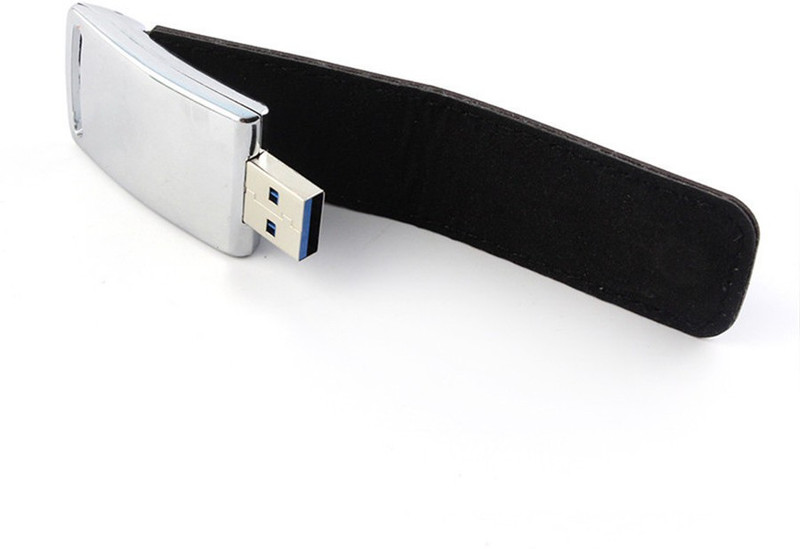 Eshop Leather Metallic Magnetic Flap USB Flash Drive 4 GB Pen Drive(Black) Eshop Leather Metallic Magnetic Flap USB Flash Drive 4 GB Pen Drive(Black)