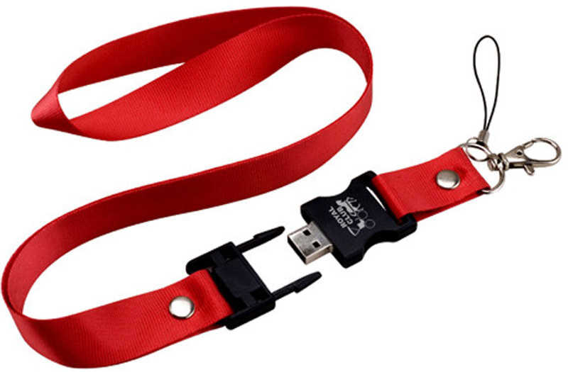 Microware 32 GB Red Lanyard Shape Designer Pen Drive Fancy Pen Drive 32 GB Pen Drive