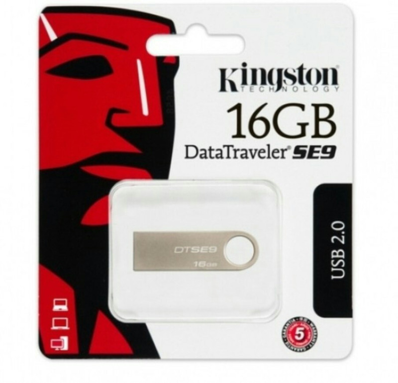 Kingston Data Traveler SE9 16 GB Pen Drive(Silver)