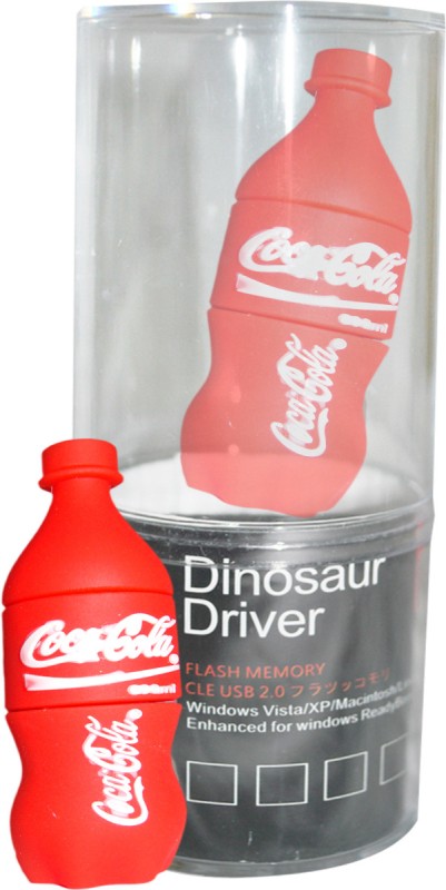 Dinosaur Drivers CocaCola 8 GB Pen Drive(Multicolor) RS.699 (46.00% Off) - Flipkart