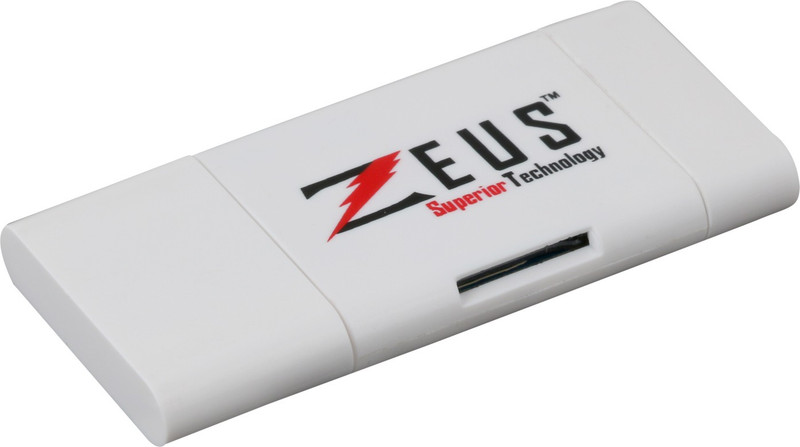 Zeus i-Flash Drive for i-Phones, i-Pads, i-Pods, Mac, Pcs - Expandable to 8GB/16GB/32GB 32 GB Pen Drive(White)