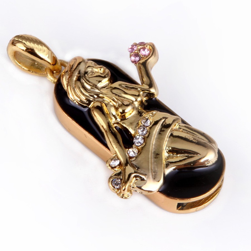 Microware Zodiac Sign Virgo 32GB 32 GB Pen Drive(Gold)