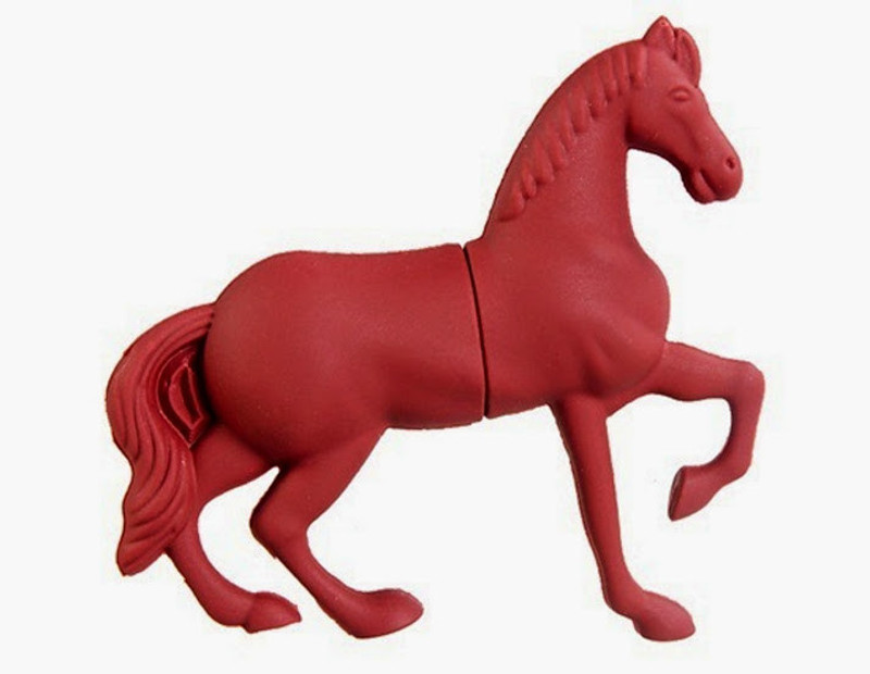 Microware Horseshape 16 GB Pen Drive(Red)