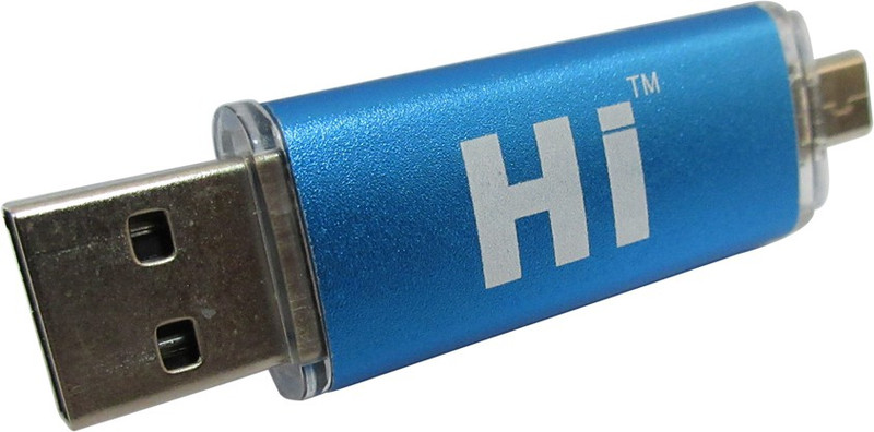 Hi Dual 32 GB Pen Drive(Blue)