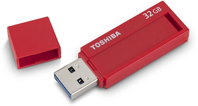 Toshiba PFU032U-1BLR 32 GB Pen Drive(Red)
