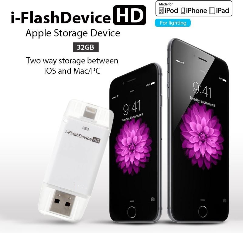 I Flash Drive HD 32 GB Pen Drive(White)