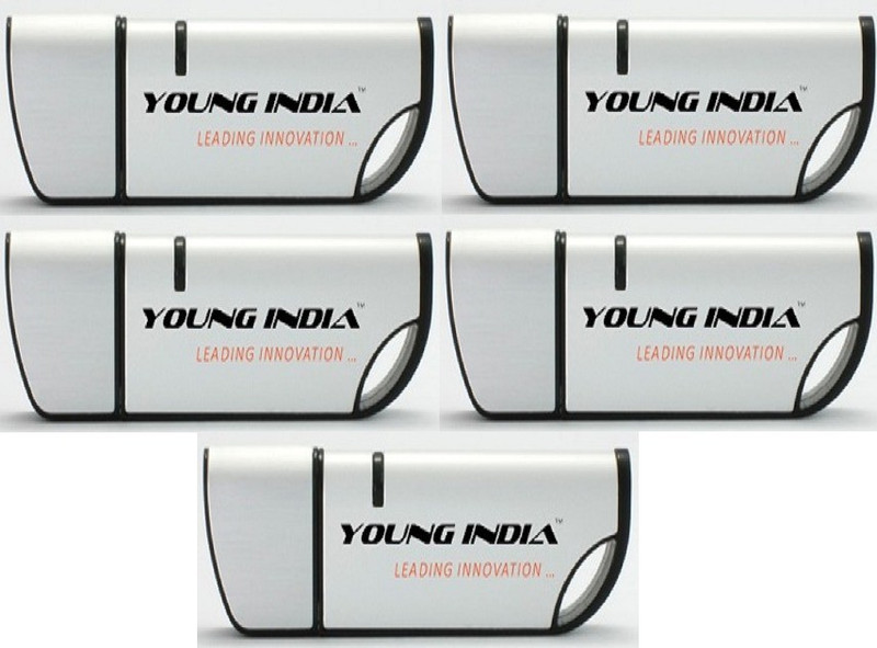 Young India Curve Flash Drive Utility 8 GB Pen Drive(Silver)