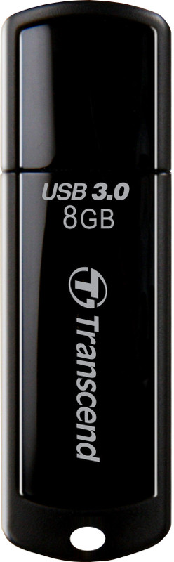 Transcend JetFlash 700 8 GB Pen Drive(Black)
