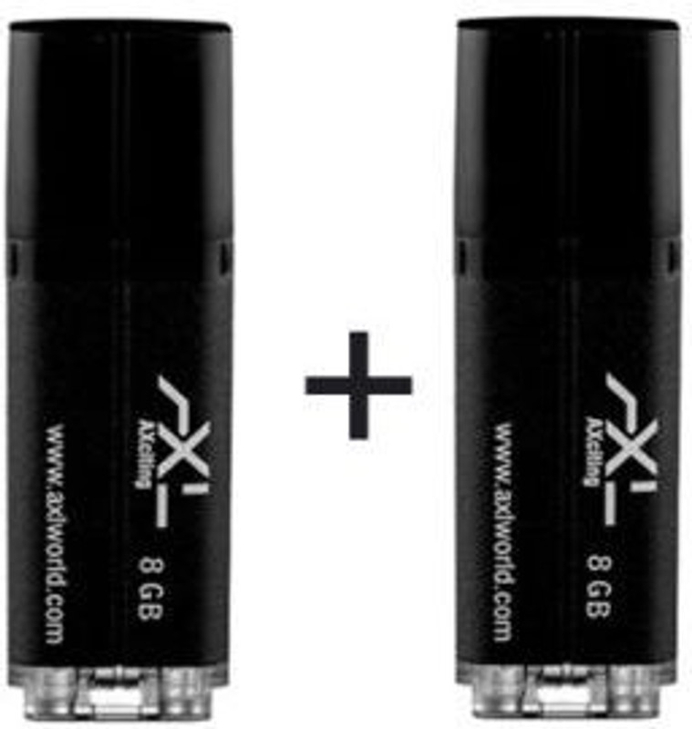 AXL black Pendrive Combo 8 GB Pen Drive(Black)