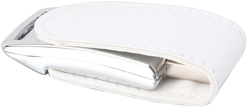 Eshop Magnetic Metallic Leather USB Flash 8 GB Pen Drive(White) Eshop Magnetic Metallic Leather USB Flash 8 GB Pen Drive(White)