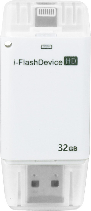 Image i-Flash Device Dual Port 32 GB Pen Drive(White)