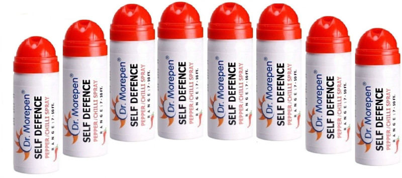 Dr. Morepen 8 Pieces Women Self Defence Pepper Stream Spray