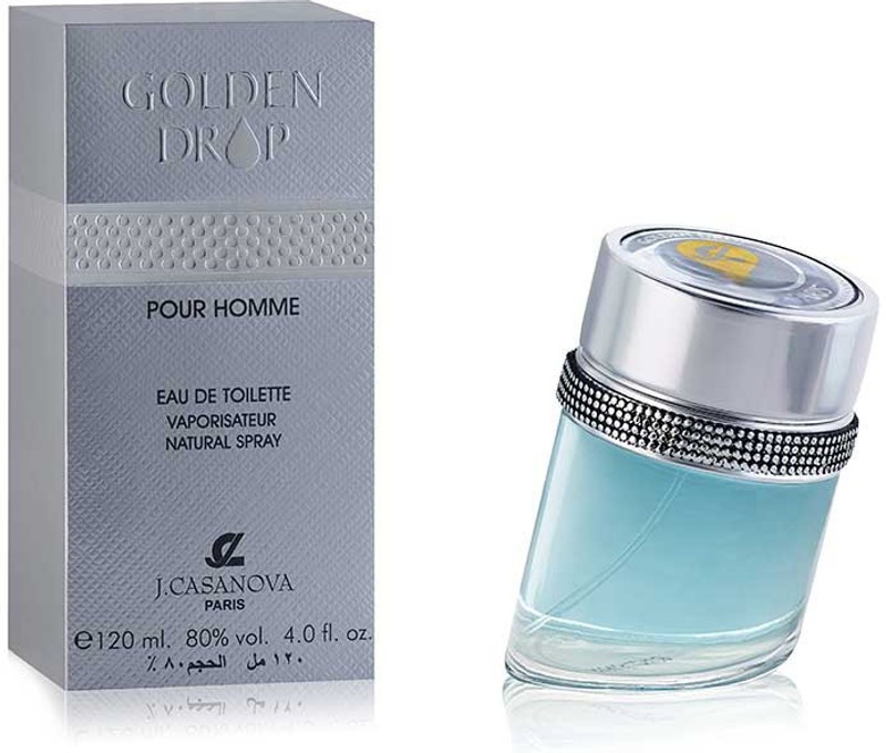 J.CASANOVA PARIS GOLDEN DROP (Pour Homme) Eau de Toilette - 120 ml(For Men)