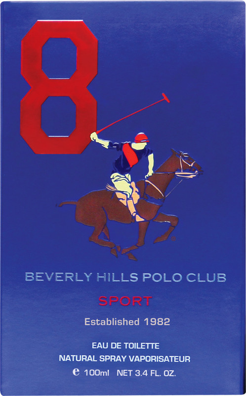 Beverly Hills Polo Club Sport No 8 Eau de Toilette - 100 ml(For Men)