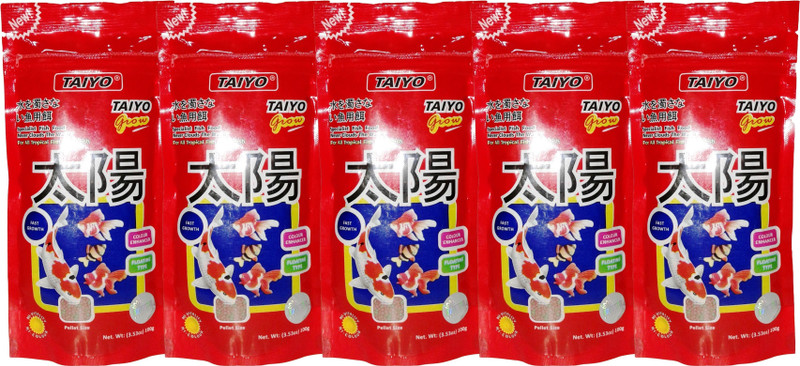 TAIYO Grow 500g Pouch Fish 0.5 kg Dry New Born Fish Food