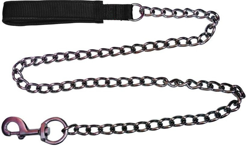 Skora BLACK XTRA SMALL 170cm chain 170 cm Dog Strap Leash(Black, Silver)