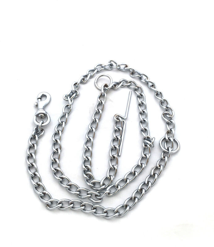 SCOOBEE Chain Plain No 12 152 cm Dog Chain Leash(Silver)