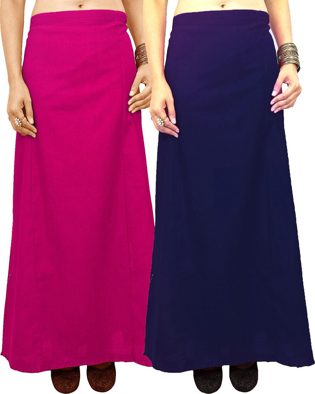 Javuli jja-in-navy-pink Cotton Blend Petticoat(XXL)