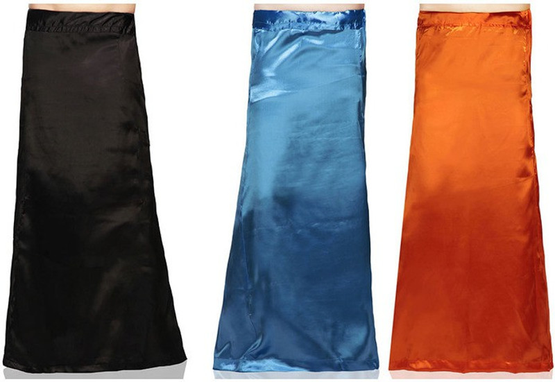 Small stitcches P897 Satin Blend Petticoat(Large)