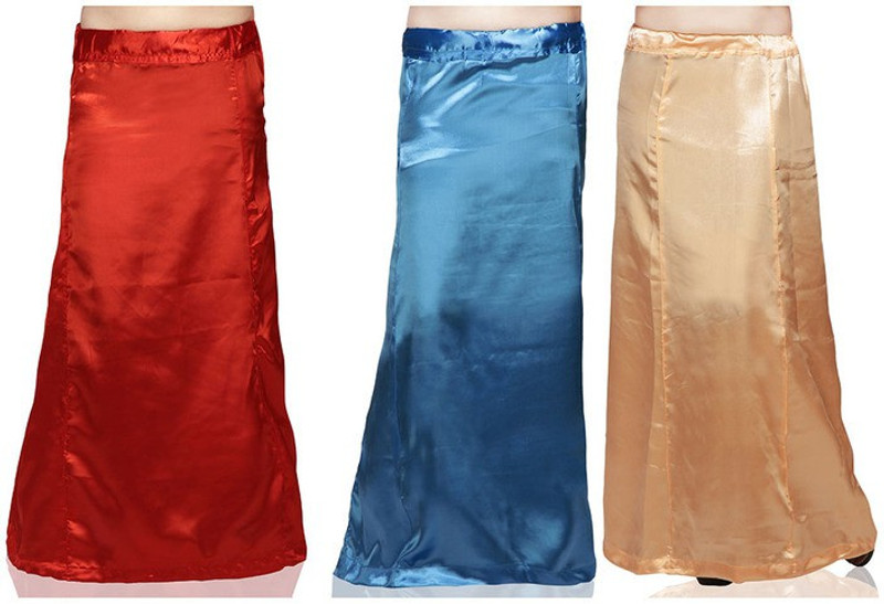 Small stitcches P196 Satin Blend Petticoat(Large)