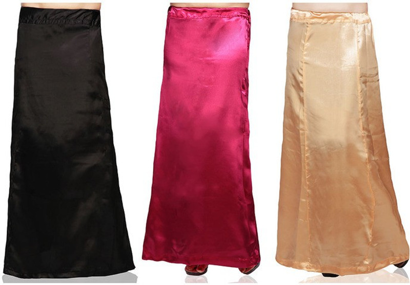 Small stitcches P846 Satin Blend Petticoat(Large)