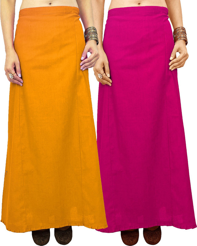 Javuli jja-in-pink-mango Cotton Blend Petticoat(XXL)