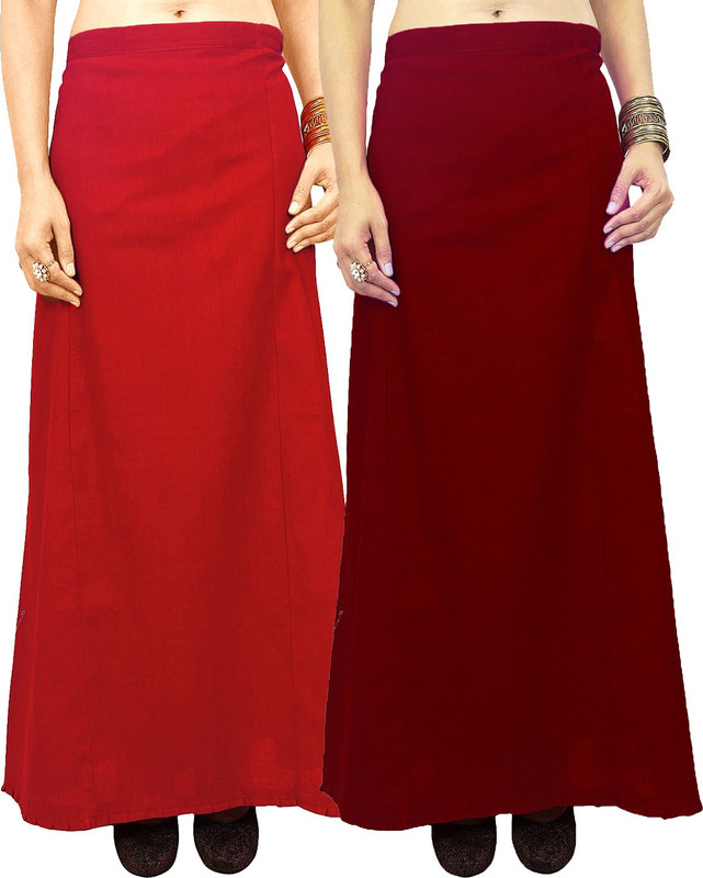 Javuli jja-in-maroon-red Cotton Blend Petticoat(XXL)