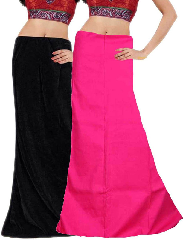 Javuli ja1-in-black-pink Cotton Blend Petticoat(XXL)