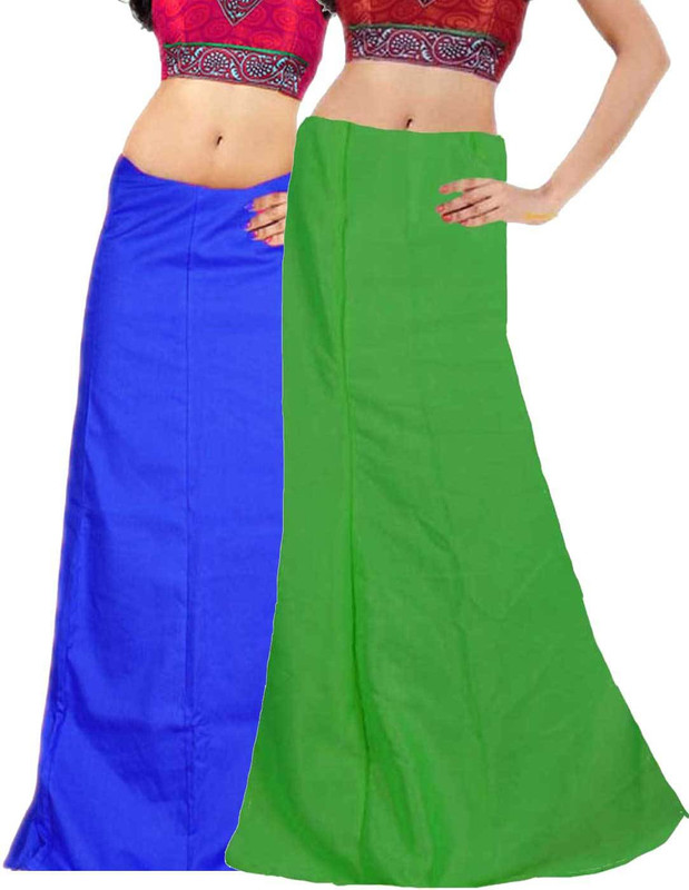 Javuli ja1-in-blue-green Cotton Blend Petticoat(XXL)