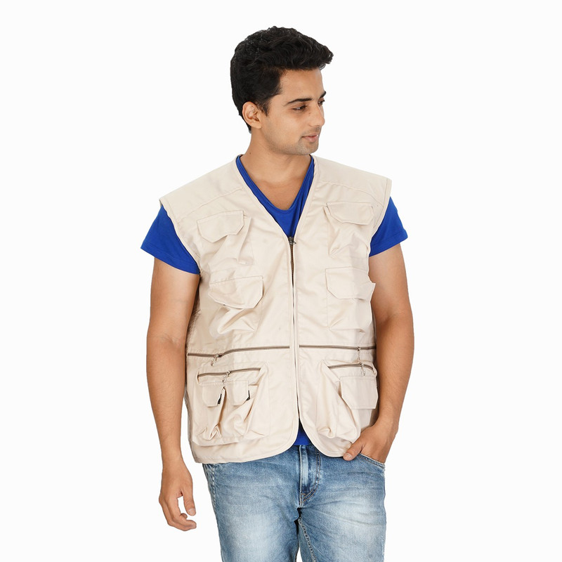 Soft Art XL Regular Photographer Vest(Beige)